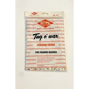 Ritz Tug o' War Fashion Cover for Ironing Boards Floral 100% Cotton USA NOS